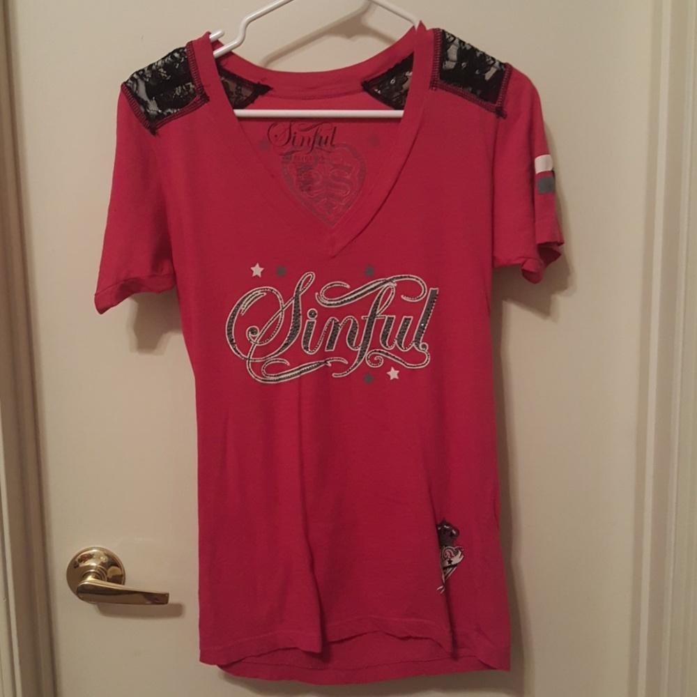 Affliction Sexy sinful shirt
